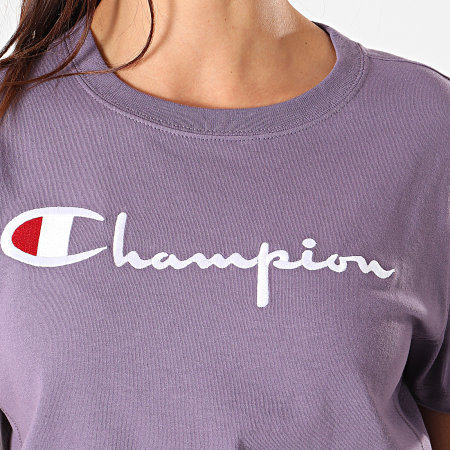 Champion - Tee Shirt Femme 110992 Violet