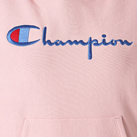 Champion - Sweat Capuche Femme 111555 Rose