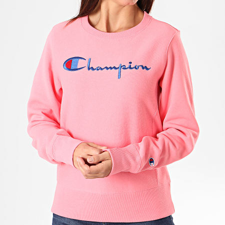 Champion - Sweat Crewneck Femme 112188 Rose