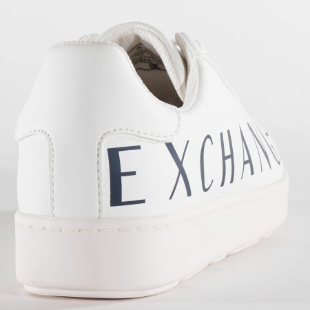 Armani Exchange - Baskets XUX033-XV186 Optical White Navy