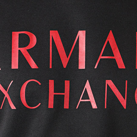Armani Exchange - Sweat Crewneck A Bandes 6GZM97-ZJ4DZ Noir