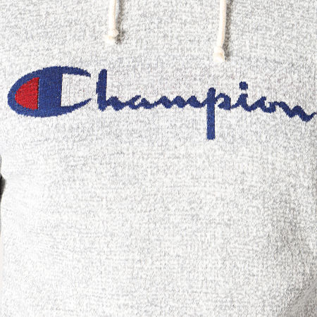 Champion - Sweat Capuche 214024 Gris Chiné