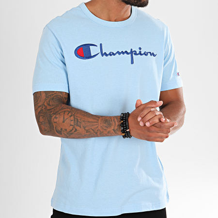 Champion - Camiseta Big Script 210972 Azul claro