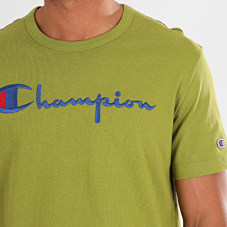 Champion - Tee Shirt Big Script 210972 Vert Clair