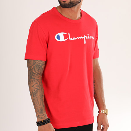 Champion - Camiseta Big Script 210972 Rojo