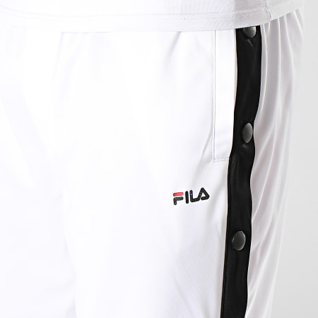 Fila - Pantalon Jogging A Bandes Maolin 682354 Blanc