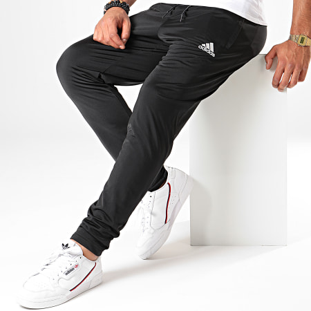Adidas Sportswear - Pantalon Jogging Manchester United Icons DX9069 Noir Argenté
