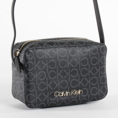 Calvin Klein - Bolso de mano para mujer Camera Bag Mono 5868 Negro