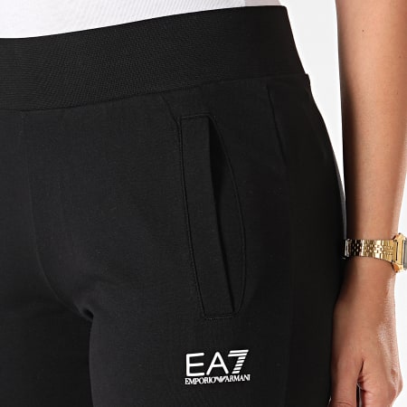 EA7 Emporio Armani - Pantalon Jogging Femme 8NTP87-TJ31Z Noir Blanc