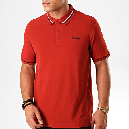 HUGO - Polo Manches Courtes Reverse Logo Daruso 50414224 Rouge