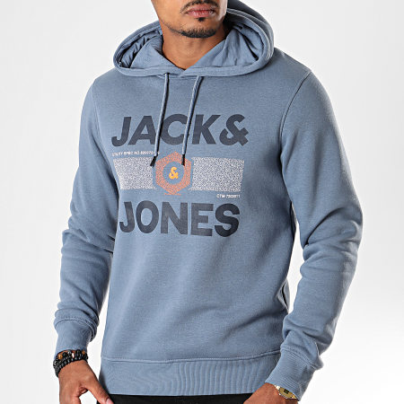 Jack And Jones - Sweat Capuche Jammin Bleu