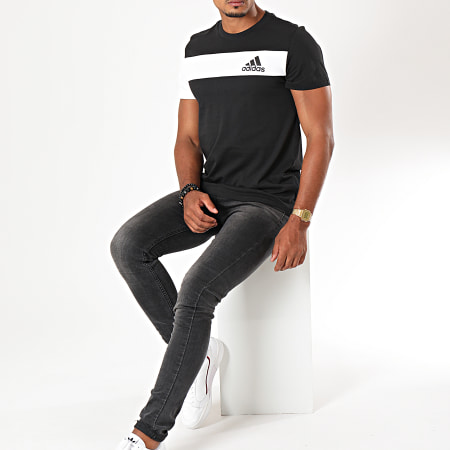 Adidas Sportswear - Tee Shirt SID EB7572 Noir Blanc