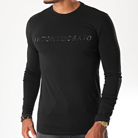 Antony Morato - Abbigliamento Camiseta de manga larga MMKL0252 Negro