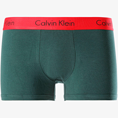 Calvin Klein - Lot De 2 Boxers 2153 Vert Anglais Gris Chiné