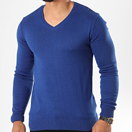 Armita - Sweater Cuello V AVP-103 Azul Rey
