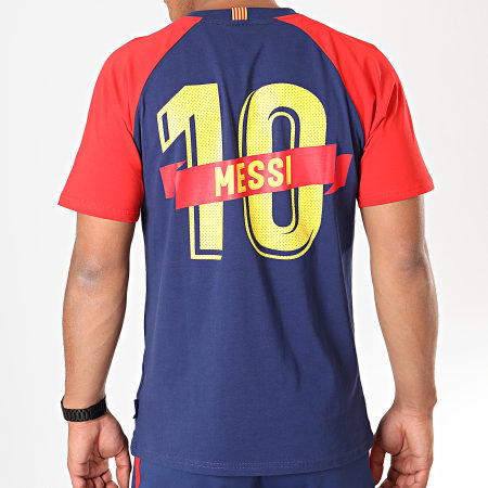 FC Barcelona - Tee Shirt De Sport Player Messi FC Barcelona B19005 Bleu Marine
