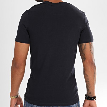 G-Star - Tee Shirt Slim Graphic 5 D14662-336 Bleu Marine