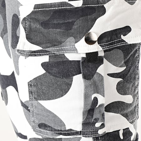 Girls Outfit - Jogger Pant Femme DZ127 Camouflage Noir Blanc