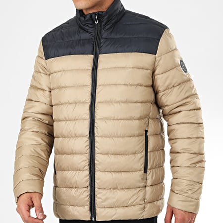 Only And Sons - Doudoune Steven Quilted Beige Bleu Marine
