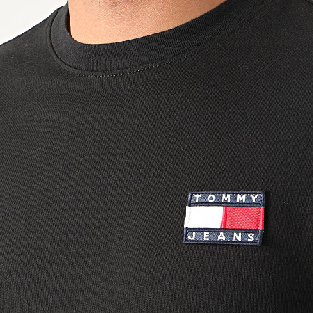 Tommy Jeans - Camiseta de manga larga Badge 6958 Negro
