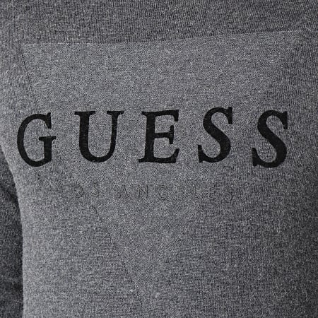 Guess - Pull M94R52-Z2HK0 Gris Chiné Anthracite