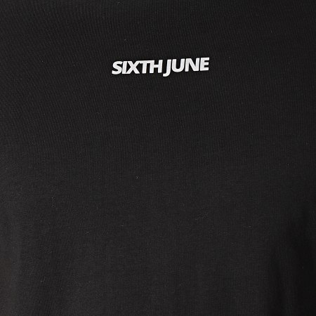 Sixth June - Tee Shirt Réfléchissant 3971CTS Noir Argenté