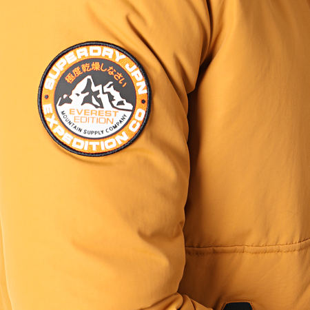 Superdry - Chaqueta de pelo Everest M5000039A Amarillo mostaza