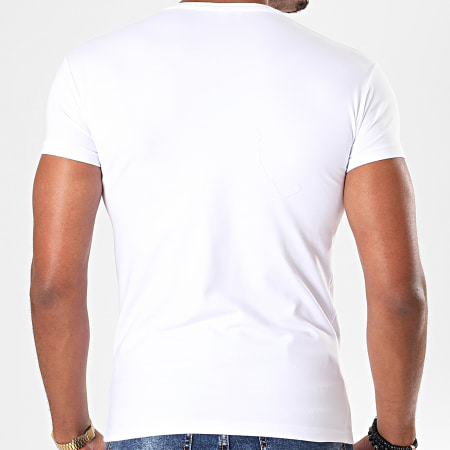 US Polo ASSN - Pack De 2 Camisetas Doble Caballo Cuello Pico Blanco