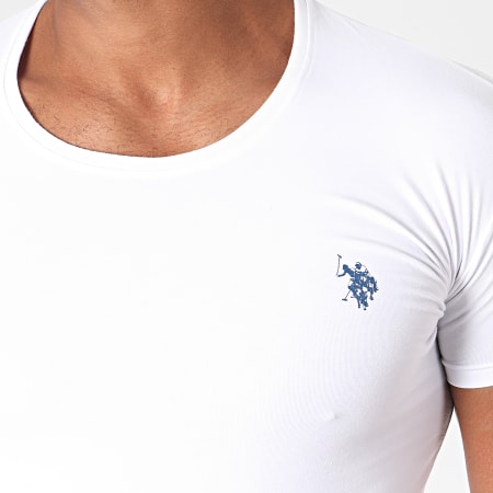 US Polo ASSN - Lot De 2 Tee Shirts Basic USPA Blanc