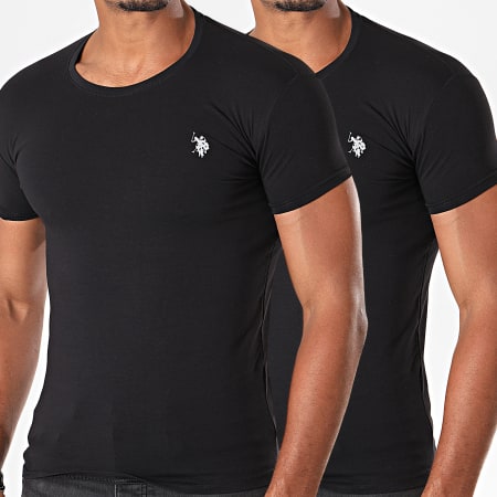 US Polo ASSN - Lot De 2 Tee Shirts Basic USPA Noir