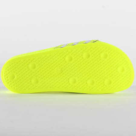 Adidas Originals - Chanclas Adilette EE6182 Solar Amarillo Calzado Blanco