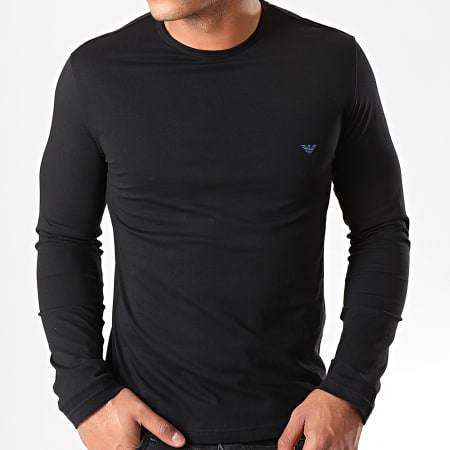Emporio Armani - Tee Shirt Manches Longues 111653-9A722 Noir