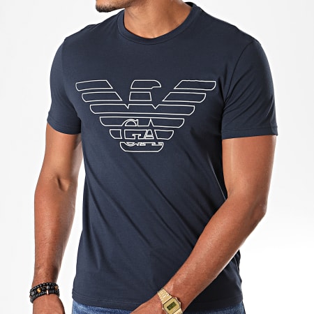 Emporio Armani - Tee Shirt 111019-9A578 Bleu Marine