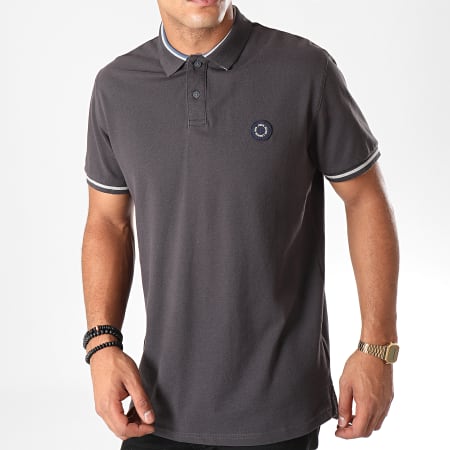 Pepe Jeans - Polo Manches Courtes Terence 541304 Gris Anthracite