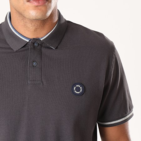 Pepe Jeans - Polo Manches Courtes Terence 541304 Gris Anthracite