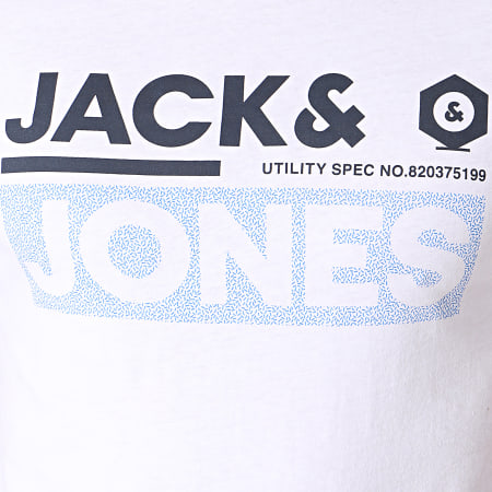 Jack And Jones - Tee Shirt Slim Jammin Blanc