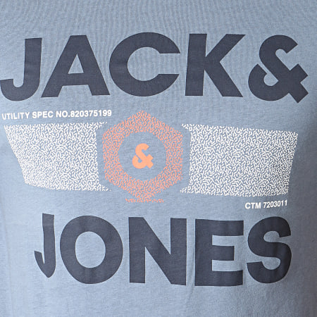 Jack And Jones - Tee Shirt Slim Jammin Bleu Clair