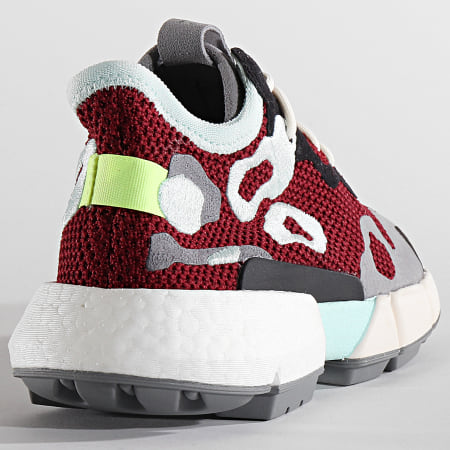 Adidas Originals - Zapatillas POD-S3 2 ML EE4883 Burdeos Gris Heather Ice Mint