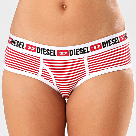 Diesel - Culotte Femme Oxy 00SEX1-0PAWB Blanc Rouge