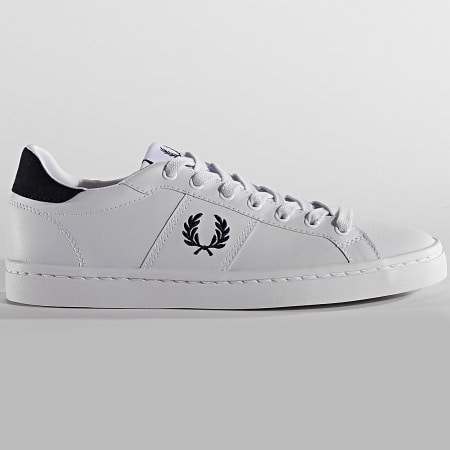 Fred Perry - Baskets Lawn Leather B6119 White