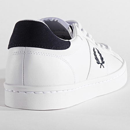 Fred Perry - Baskets Lawn Leather B6119 White