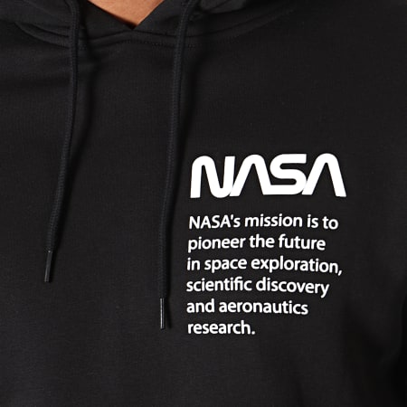NASA - Sweat Capuche MT1168 Noir