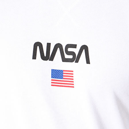 NASA - Sudadera Cuello Redondo MT970 Blanco