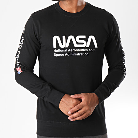 NASA - Sudadera Cuello Redondo MT659 Negro
