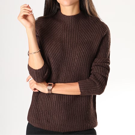 Only - Pull Femme Goodie Treats Marron