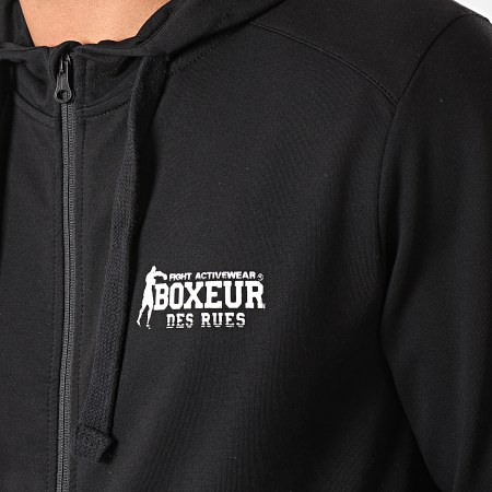 Boxeur Des Rues - Sweat Zippé Capuche 4475 Noir