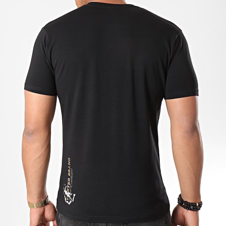 Boxeur Des Rues - Camiseta Slim 02ESY Negro Oro