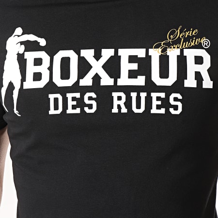 Boxeur Des Rues - Tee Shirt Slim 02ESY Noir