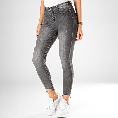 Girls Outfit - Vaqueros Mujer Skinny DZ61 Gris