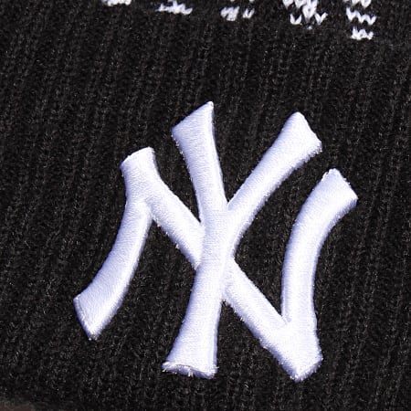 New Era - Sport Knit Beanie 12040378 New York Yankees negro blanco
